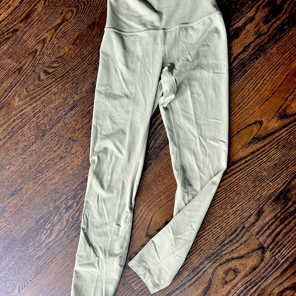 Lululemon Aligns size 4. Sage green. Worn twice.